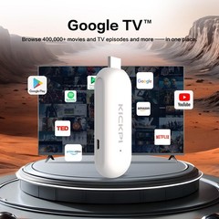Android TV Stick 12.0, KICKPI KP2 Smart TV Stick 2GB RAM 8GB ROM, 4K Streamin…