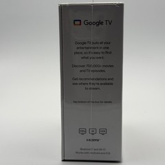Google Chromecast with Google TV 4K UHD – GA01919-US