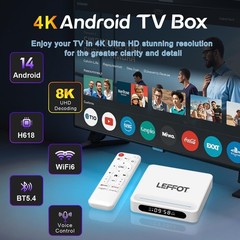 Smart TV Box – 4K Streaming, Gogle Assistant Remote