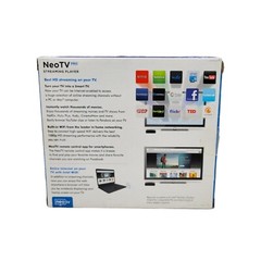 NetGear NeoTV PRO Streaming Player NTV200S-100NAS Brand New, Open Box In Plastic