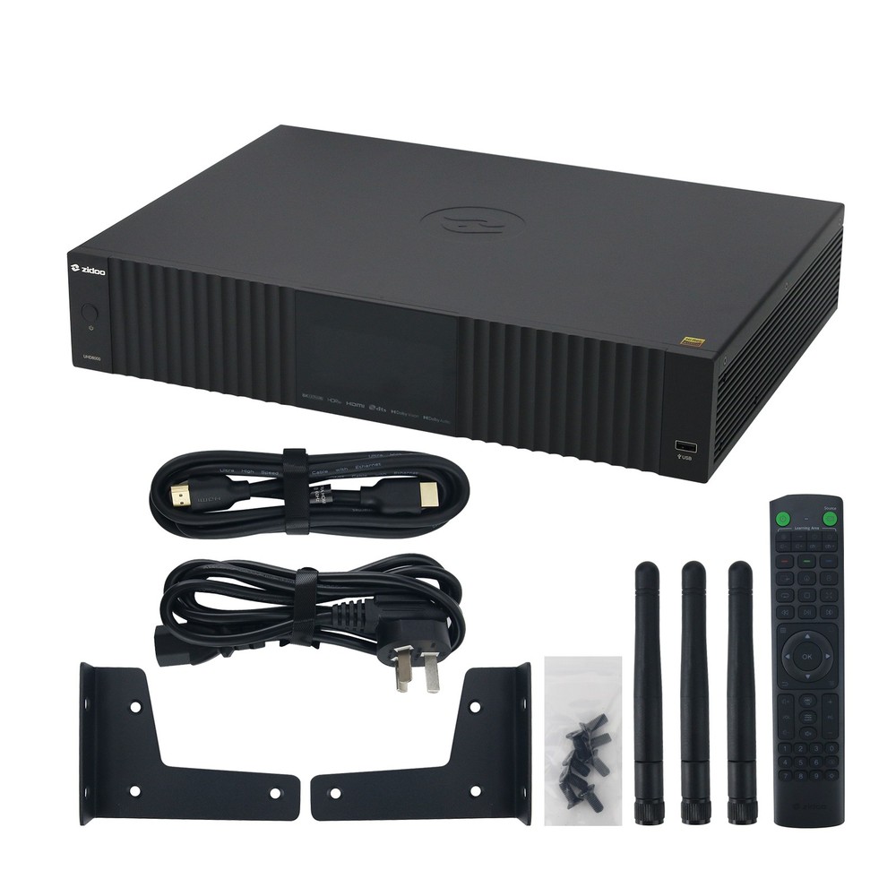 ZIDOO UHD8000 Hi-end DAC Audio Decoder 8K All-in-one Media Player HiFi Streaming