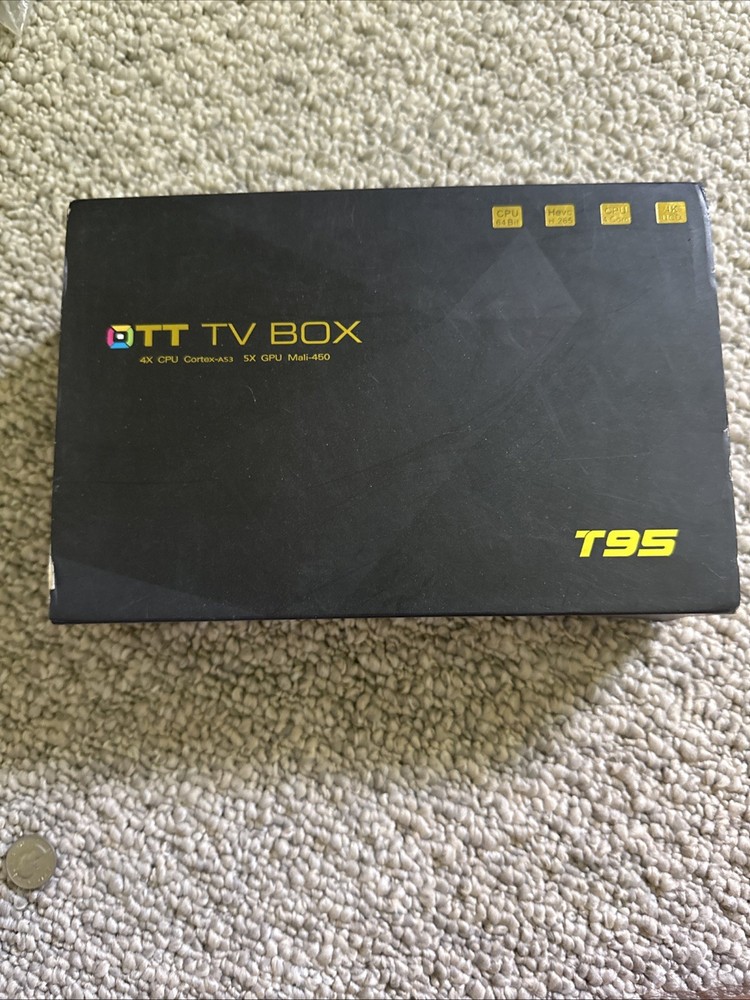 OTT TV Box 4X CPU Cortex-A53 5x GPU Mali-450 New