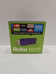 Roku Streaming Stick 3500R Purple HDMI Version. Open Box. No Batteries