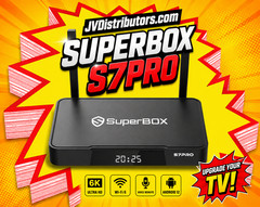 Easy-To-Use SuperBox S7 PRO Android TV Box AUTHORIZED with FREE SET-UP and Ship