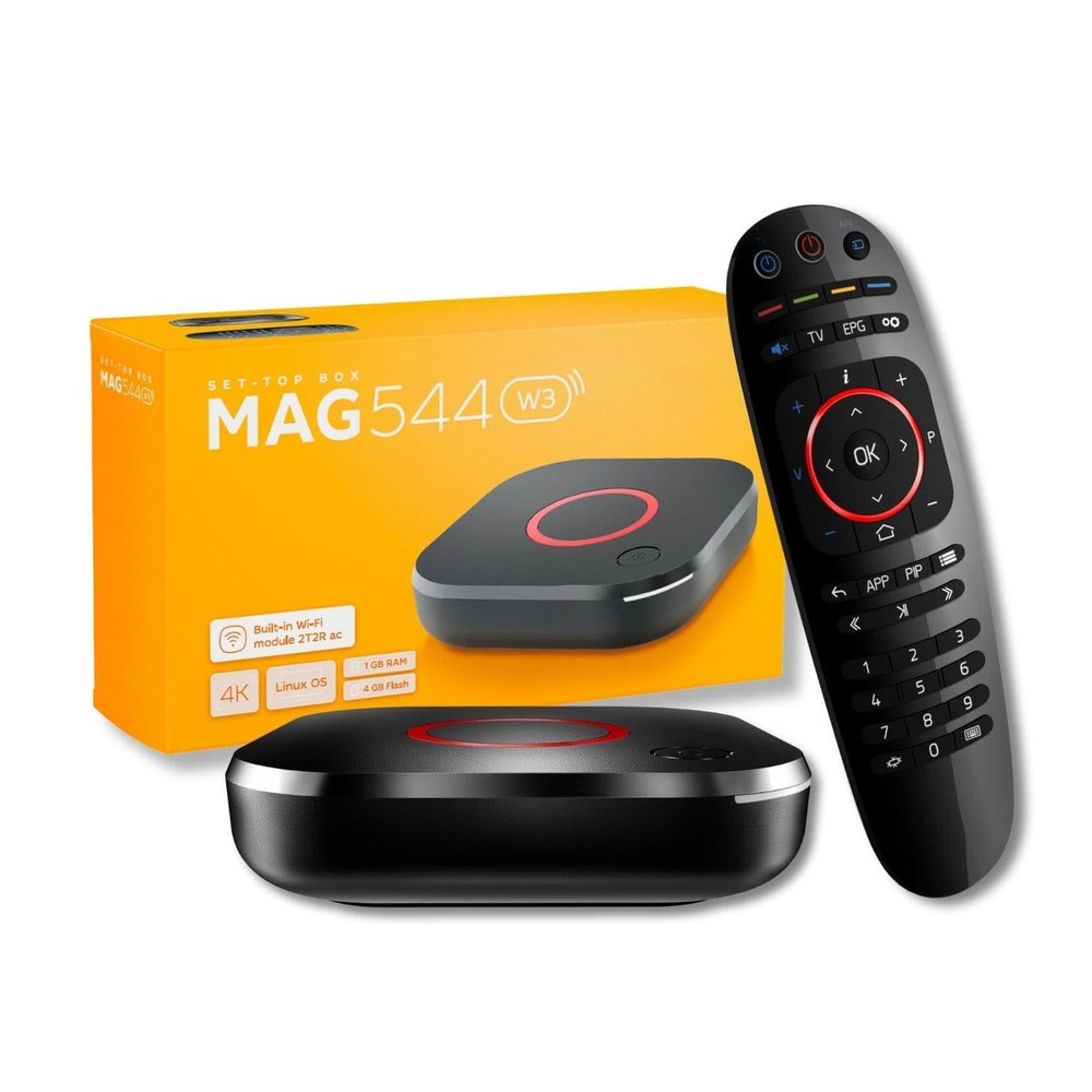 Raxxio MAG544w3 Set-Top Box – 4K HDR Streaming Media Player, 4K HDR Output, A…