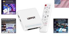 Smart TV Box – 4K Streaming, Gogle Assistant Remote^