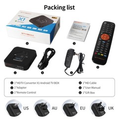 GTMEDIA HDTV Converter X1 4K HDR ATSC 3.0 TV BOX Decoder Support DVR Recording