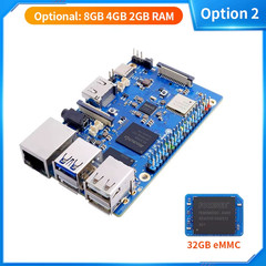Orange Pi 3B 8GB 4GB 2GB RAM Rockchip RK3566 WiFi5+BT 5.0 Gigabit LAN Port Singl