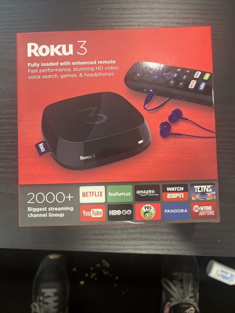 Roku 3 Media Streamer with Enhanced Voice Search Remote (4230R)
