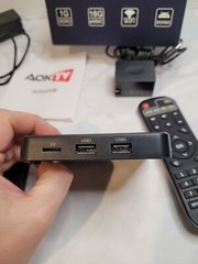 Pair of AOK TV 4k box android 16G eMMC 1G DDR3 with remotes
