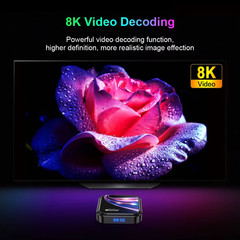 Android 13 TV Box K52 Rockchip RK3528 4GB 64GB 32GB Support 8K Smart TVBox Wifi6