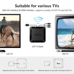 WiFi 2.4G Android 10.0 TV Box X96Q Quad Core HD 4K Media Stream Player Mini PC