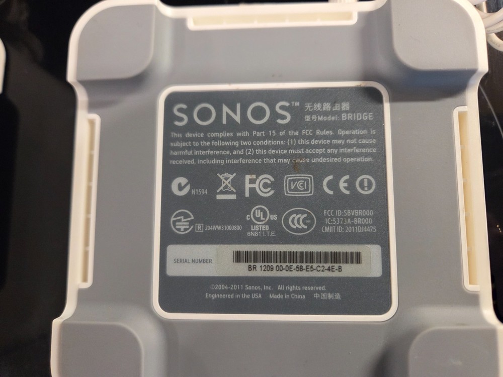 Sonos ZP80 Wireless Music Streamer – White