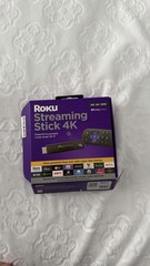 New with open box Roku Streaming Stick 4K powerful & portable long-range Wi-Fi