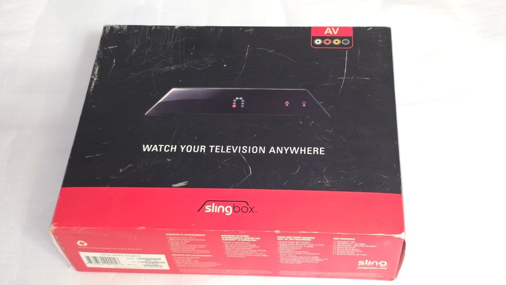 Sling Media Slingbox SB240-100 AV Internet TV Broadcaster Digital Media Streamer