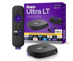 Roku Ultra LT 2023 4K HDR Streaming Player Dolby Vision Voice Remote Ethernet
