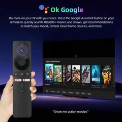 Smart TV Stick Android 13 Dual Wifi BT5 4k W/ Voice/Infrared Remote Control