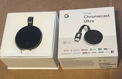 GOOGLE CHROMCAST ULTRA 4K HDR MEDIA STEAMER NC2-6A5-D