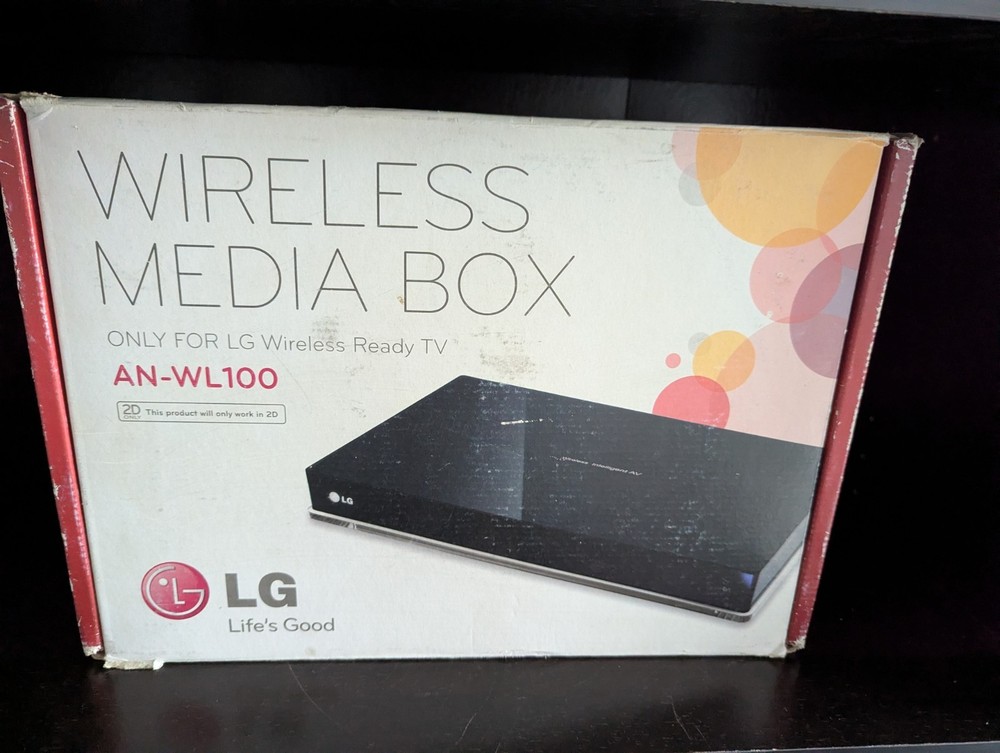 LG Wireless Media Box AN-WL100 LG Wireless Ready TV -For Parts Only