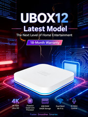 UBOX12 2026 Enhanced Version Plus | Streaming Box | 4K HDR | Unblock tech