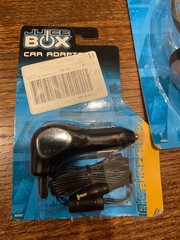 Juice Box Media Player with headphones and car adapter jack