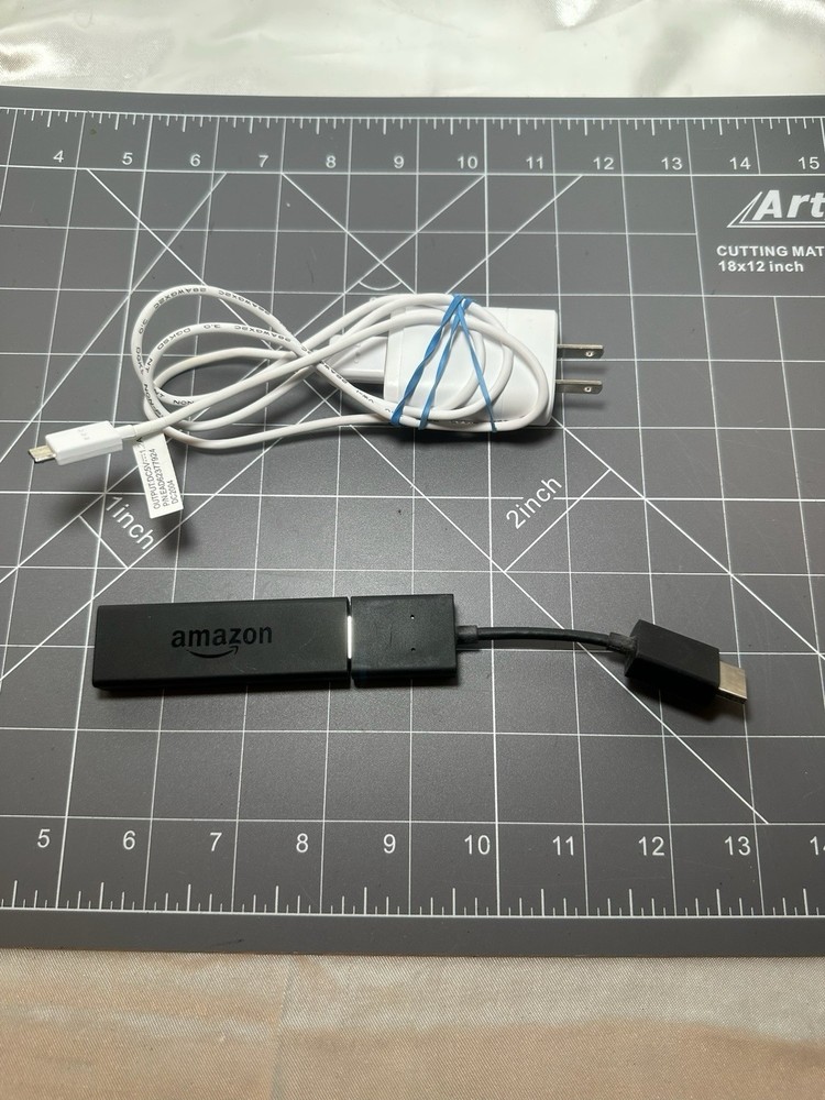 Amazon Fire TV Stick Only W87CUN 1st Generation w/ USB & HDMI ADAPTER No Remote