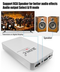 4K Ultra HD Media Player & HDD Enclosure 2-in-1,Digital Signage, Play H.265/H…