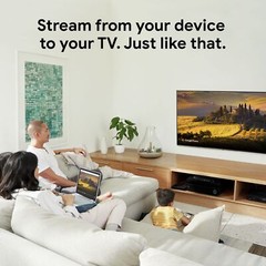 Google Chromecast (3rd Generation) Media Streamer – Black – Works USA GA00439-JP