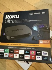 Roku 4670R Ultra 4K/HD/HDR Streaming Media Player. New. Private Listening