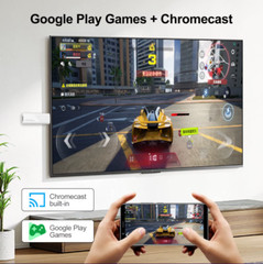 Smart TV Stick Android 14.0 4K HD Stream Player WiFi Bluetooth Voice 2Gb 16Gb
