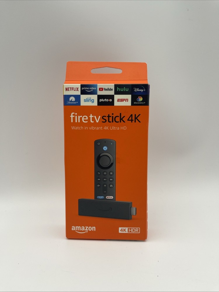 Brand NEW, 2021 Amazon Fire TV Stick 4K Ultra HDR Streaming Media Player
