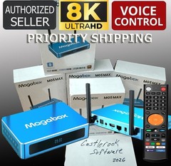 MagaBox MG5 MAX | 2026 Model | 8K UHD | Wi‑Fi 6 | Voice Remote | Fast Ship!