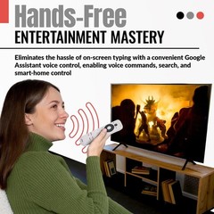 Ergonomic MECOOL KM2 Remote Control for Seamless 2K FHD & 4K UHD Streaming
