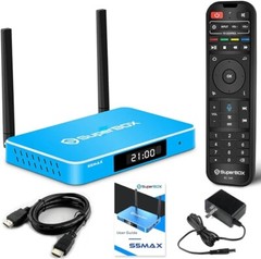 MAKE AN OFFERSuperBox S5 Max NEWLY UPDATED 6k Voice Command Remote Fast Shipping