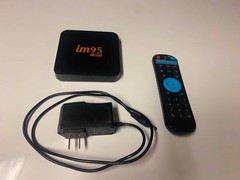 AML im95 4K UHD 8GB Storage H.265 Android TV Media Streamer WiFi Box