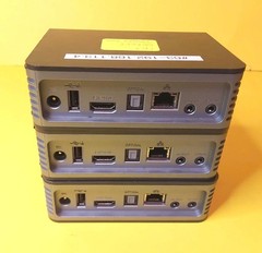 LOT OF 3 DEFECTIVE WESTERN DIGITAL WD TV LIVE PLUS HD MEDIA PLAYER WDBABX0000NBK