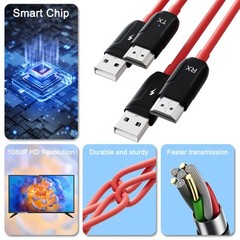 Wireless HDMI Transmitter and Receiver,Portable Wireless HDMI Extender Kit,Pl…