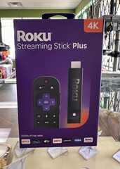 ROKU 4K STREAMING STICK PLUS WITH VOICE REMOTE (MODEL:3830R) *NEW*