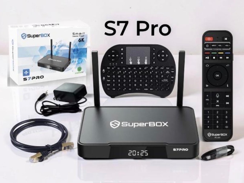 SuperBox S7 PRO Premium Edition Android Streaming Media Player Bundle