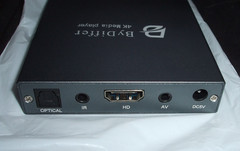 ByDiffer 4K Digital Media Player TV MP4 Video USB Drives SD Card NO REMOTE