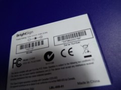 BrightSign HD110 Digital Signage Appliance Media Player