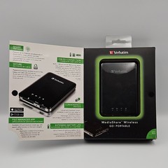 Verbatim MediaShare Wireless Go portable streaming device For iOS And Android