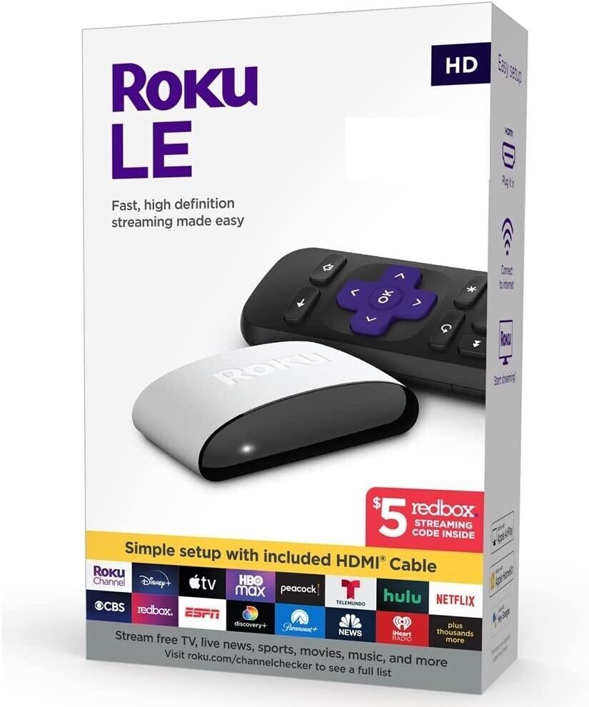Roku LE HD Streaming Media Player…NEW…