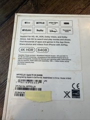 NOS SESLED Apple TV 4K Model A1842 4K HDR 64GB NIB 1st GEN Never Been Used