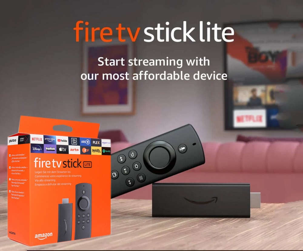 Amazon Fire TV Stick Lite Media Streamer – Black (B091G4YP57)