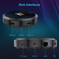 HK1 RBOX H8 Android 12.0 Smart TV Box Wifi 6 2.4g & 5g Set top box Media Player