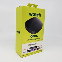 ONN Google TV 4K HD Streaming Box Voice Control Google Assistant (110125667)™