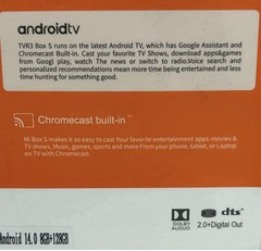 TVR3 Andriod TV Stick 8GB+128 Media Player Smart 4K TV Stick, HD2.0, Wifi