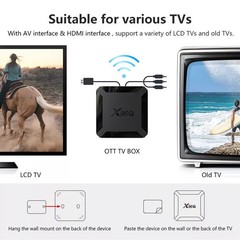 Android 10.0 TV Box X96Q Quad Core HD 4K Media Stream Player Mini PC Dual WiFi