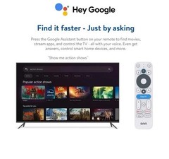 Onn Google TV 4K Plus Ultra HD Streaming Box Device 16GB, 2Gb Ram